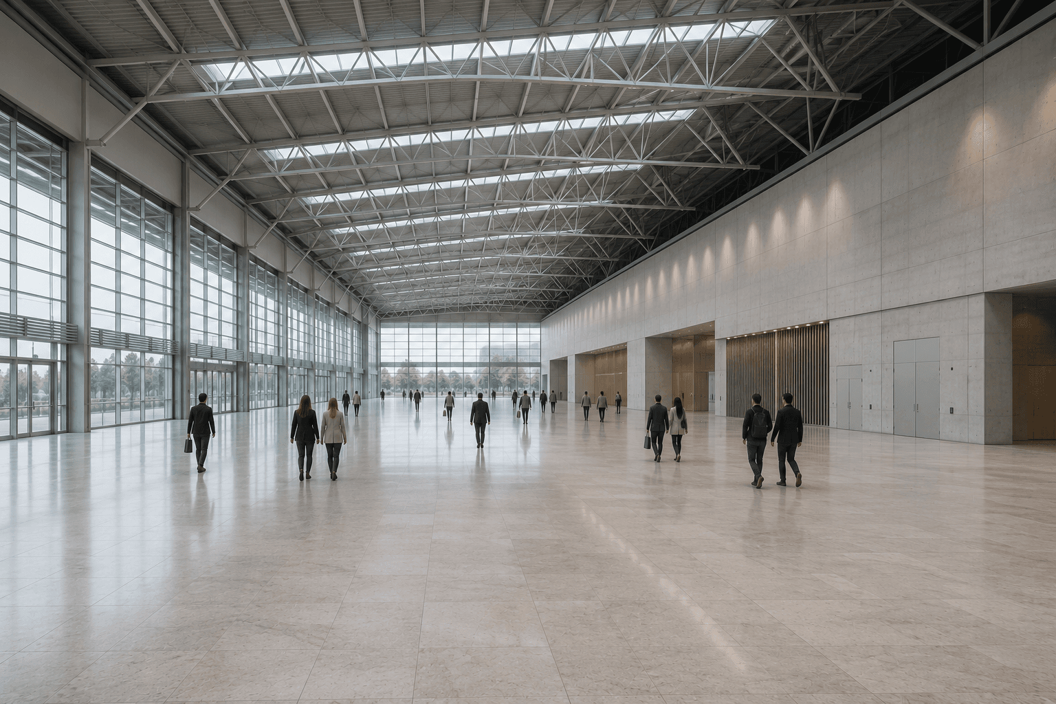 Convention centre fire protection